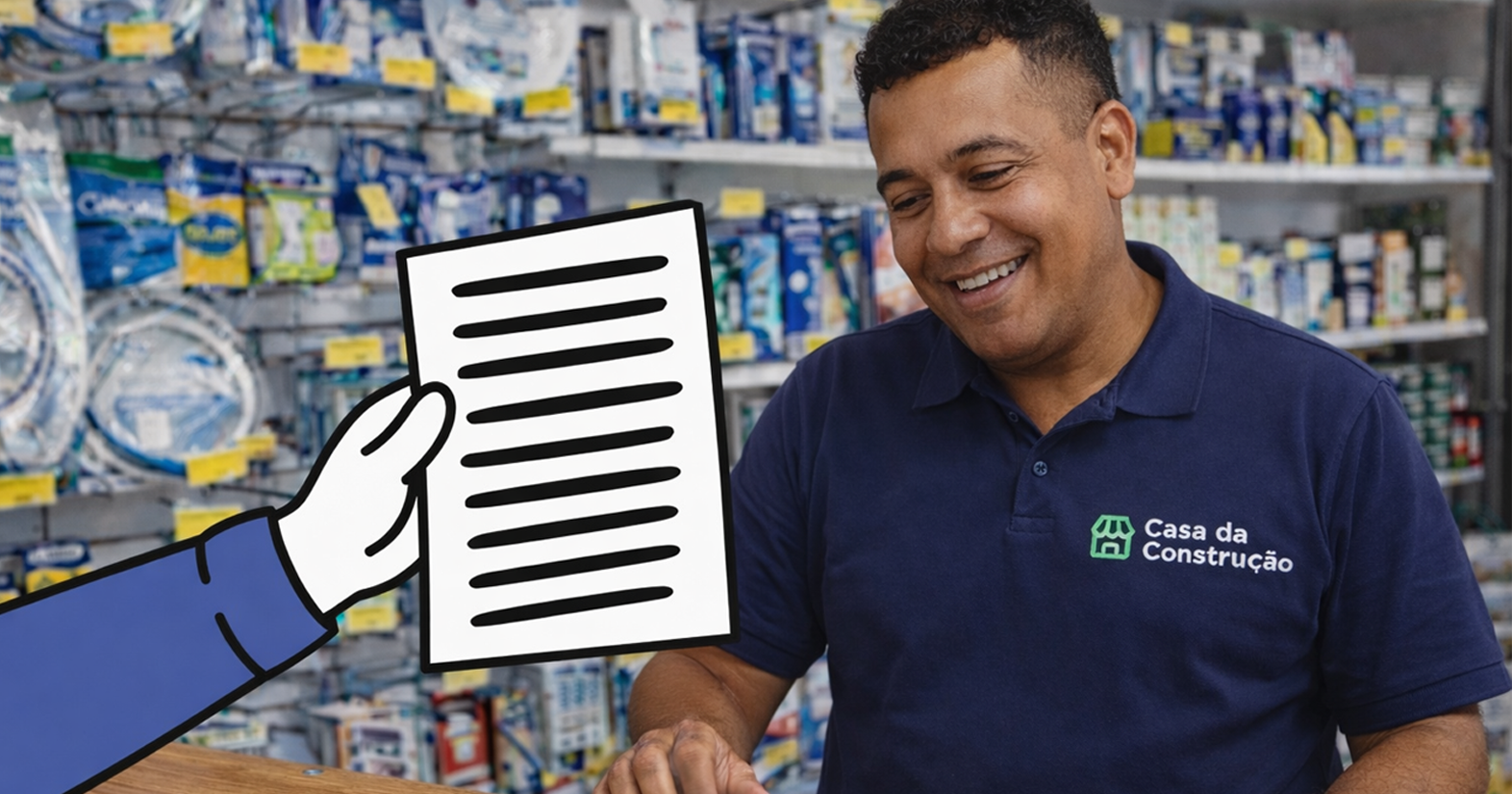 Profissional e ilustração de orçamento